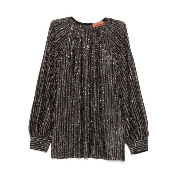 Missoni Women Striped Top With Sequins - Picture 1 of 5